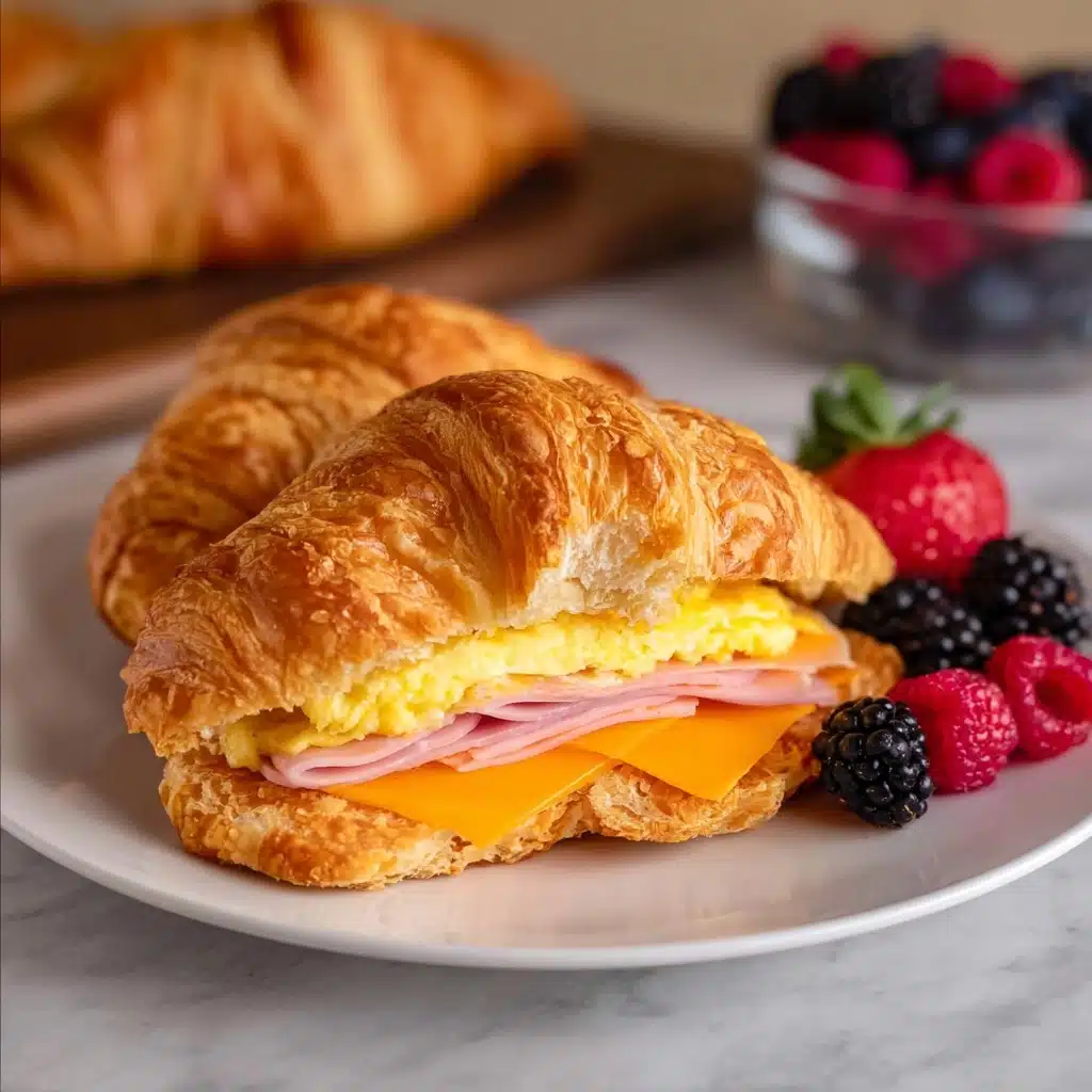 Croissant Breakfast Sandwich Recipe - Recipe Image