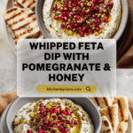 Whipped Feta with Pomegranate, Pistachios & Honey Recipe