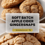 Soft Batch Apple Cider Gingersnap Cookies Recipe