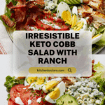 Keto Cobb salad with ranch dressing Recipe