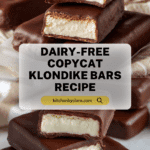 Copycat Klondike Ice Cream Bars! (Dairy free) Recipe