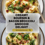 Boursin, Bacon and Broccoli Gnocchi Recipe
