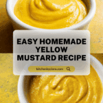 Homemade Yellow Mustard Recipe