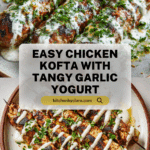 Chicken Kofta with Garlic Yogurt Sauce Recipe: A Must-Try!