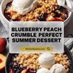Blueberry Peach Crumble Recipe