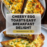 Egg and Cheese Toasts Recipe