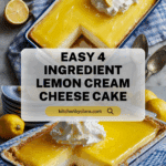 4-Ingredient Lemon Cream Cheese Dump Cake Recipe