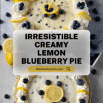 Creamy Lemon Blueberry Pie Recipe
