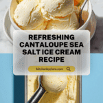 Cantaloupe Sea Salt Ice Cream Recipe