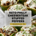 Keto Philly Cheesesteak Peppers Recipe
