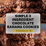 3 Ingredient Chocolate Banana Cookies Recipe