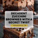 Secretly Healthy Zucchini Brownies Recipe