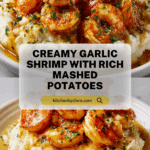 Creamy Garlic Shrimp Over Mashed Potatoes Recipe
