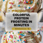 Rainbow Protein Frosting Recipe