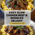 Slow Cooker Beef & Noodles Recipe