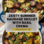 Summer Sausage Skillet with Andouille Sausage Recipe