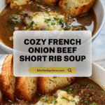 French Onion Beef Short Rib Soup Recipe