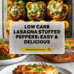 Low Carb Lasagna Stuffed Peppers Recipe