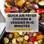 10 minute Roasted Chicken and Vegetables Recipe