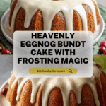 Eggnog Bundt Cake with Eggnog Frosting Recipe