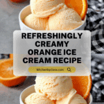 Orange Ice Cream Recipe
