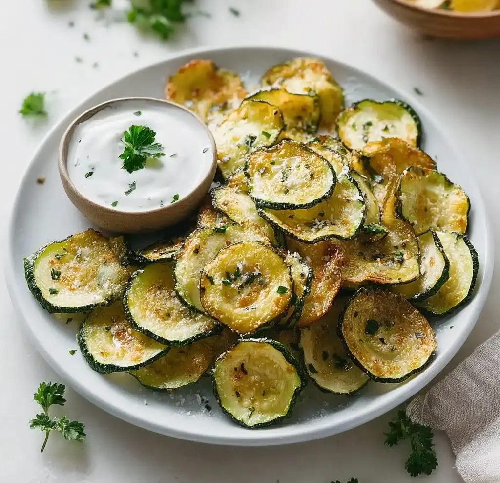 Air Fryer Zucchini Chips Recipe