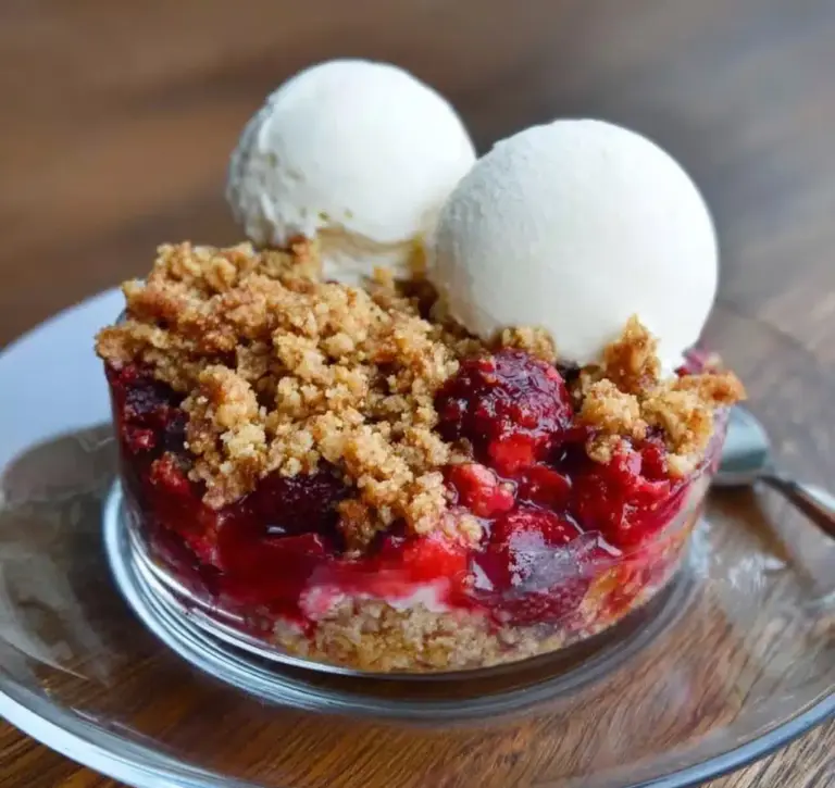 Instant Oatmeal Cranberry Apple Crisp Recipe