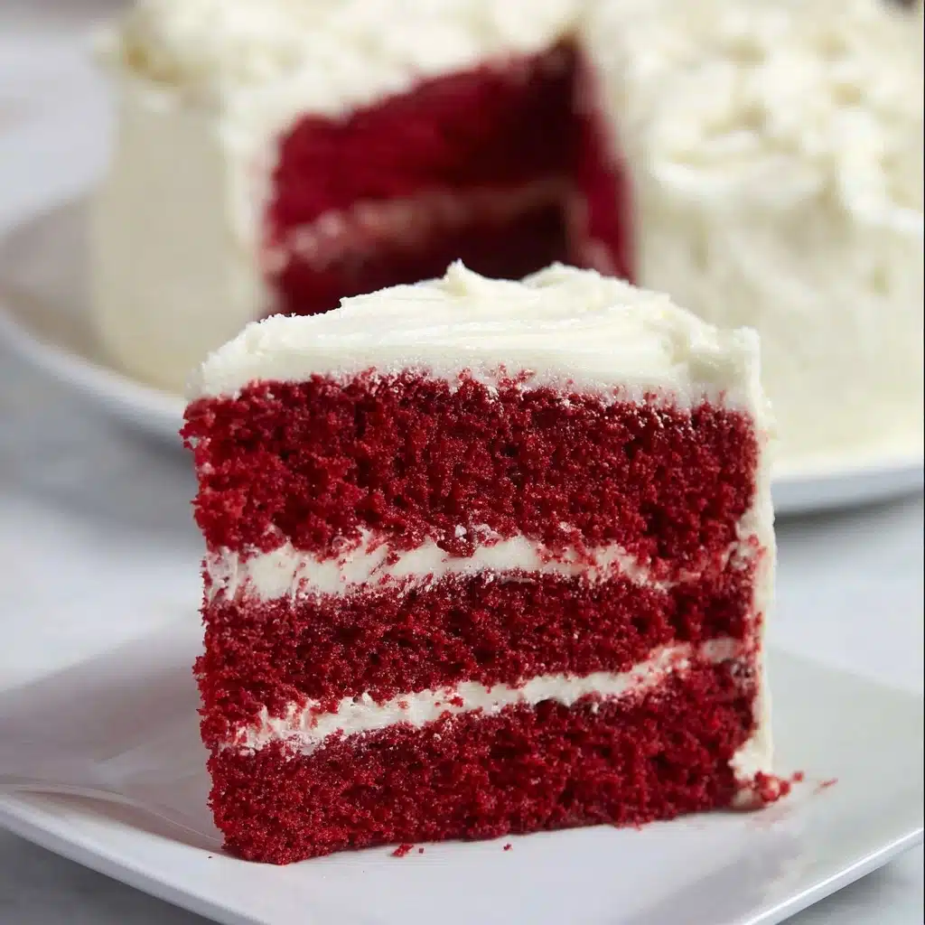 The BEST Red Velvet Cake Recipe - Recipe Image