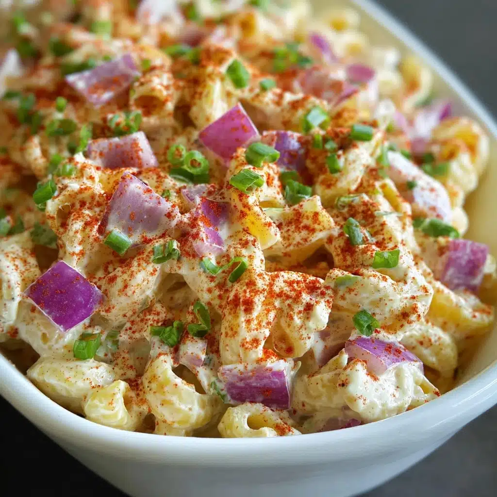 Deviled Egg Pasta Salad Recipe - Recipe Image