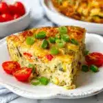 Summer Garden Crustless Zucchini Pie Recipe
