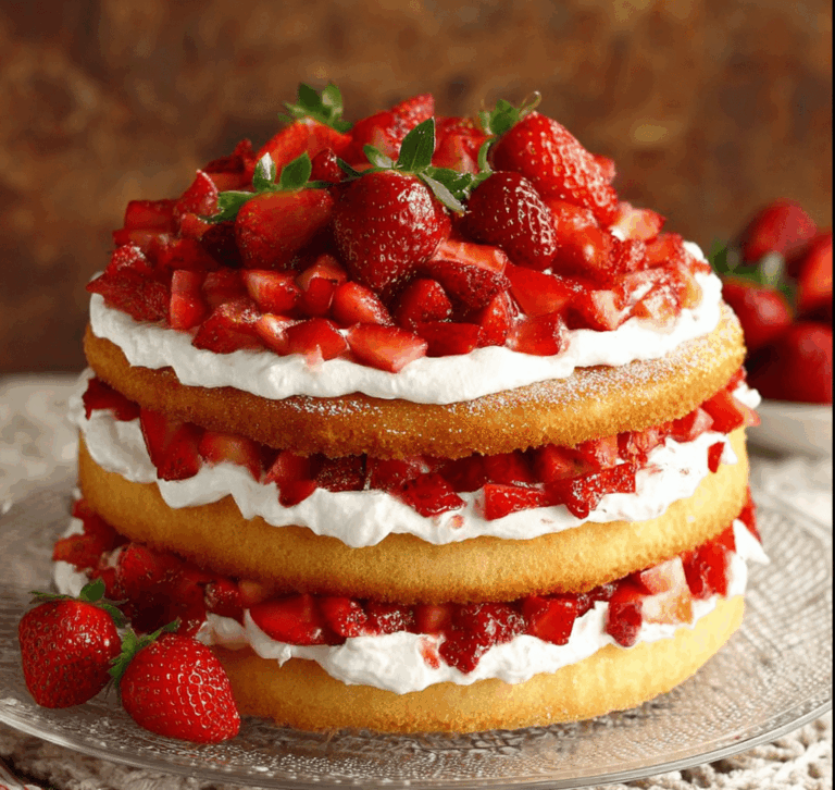 Strawberry Shortcake Cake Recipe