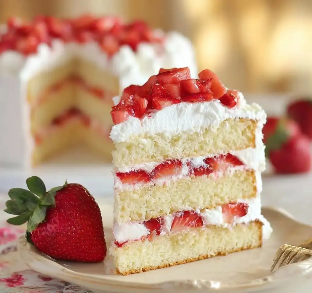Strawberry Shortcake Cake Recipe