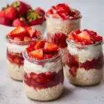 Strawberry Cheesecake Overnight Oats Recipe