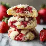 Soft Strawberry Shortcake Cookies Recipe