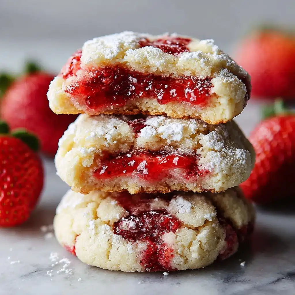 Soft Strawberry Shortcake Cookies Recipe - Recipe Image