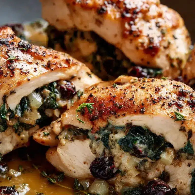 Cranberry and Brie Stuffed Chicken Recipe