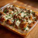 High-Protein Creamy Garlic Cheesy Chicken & Potatoes Recipe