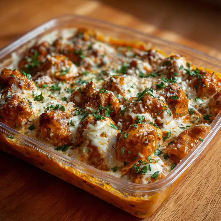 High-Protein Creamy Garlic Cheesy Chicken & Potatoes Recipe