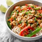 Healthy Slow Cooker Thai Peanut Chicken Recipe