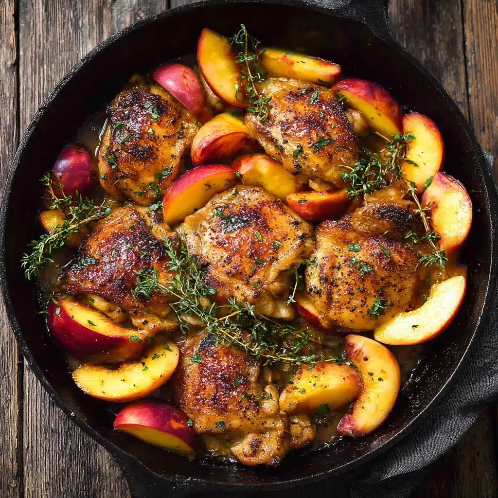 Chicken with Peaches - 30-Minute One-Pan Meal Recipe