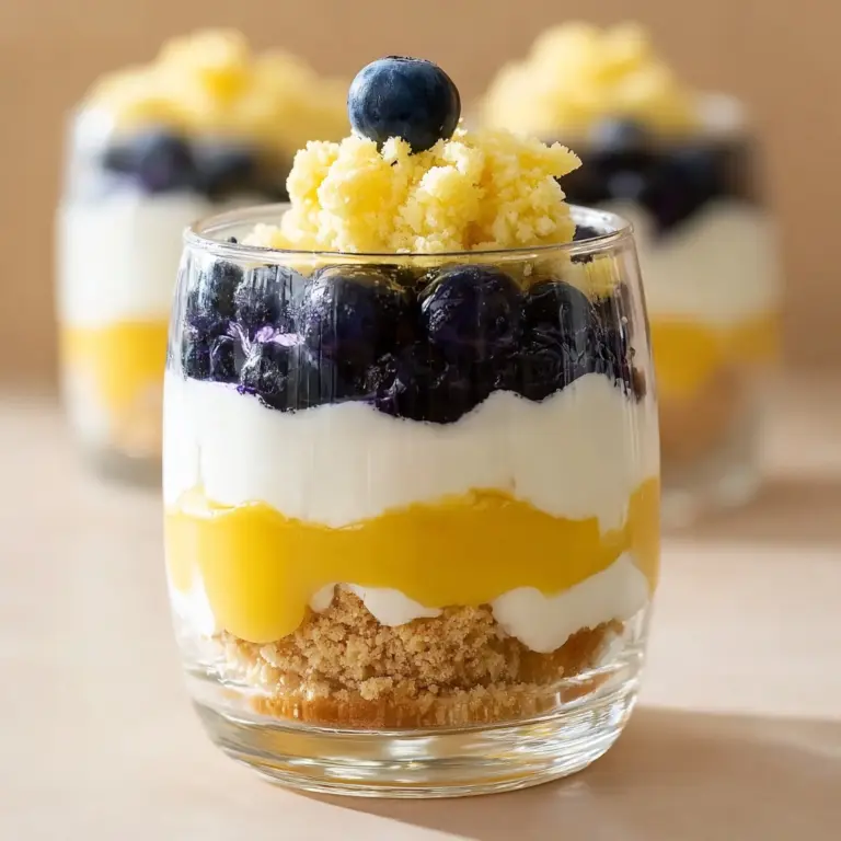 Easy Lemon Blueberry Trifle Recipe