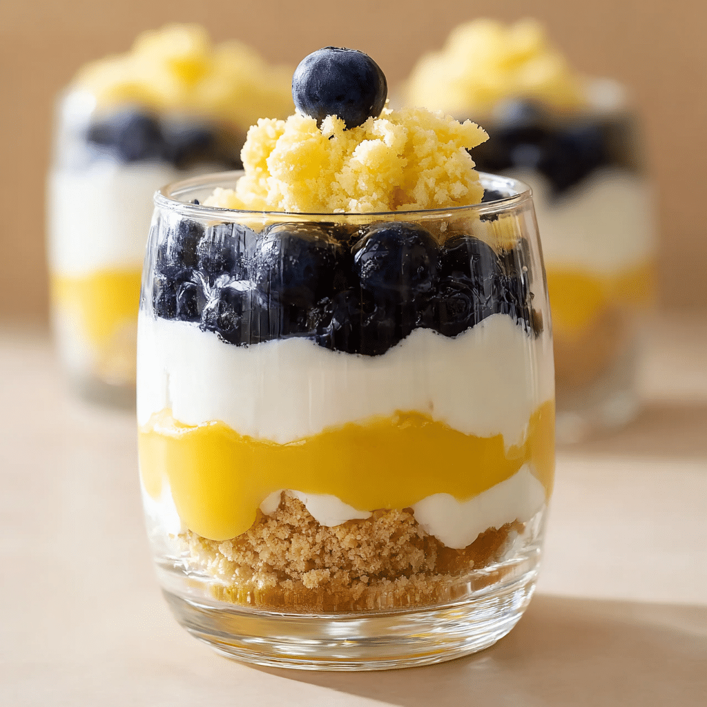 Easy Lemon Blueberry Trifle Recipe - Recipe Image