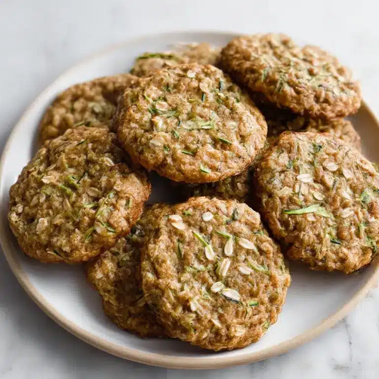 Healthy Zucchini Oatmeal Cookies Recipe