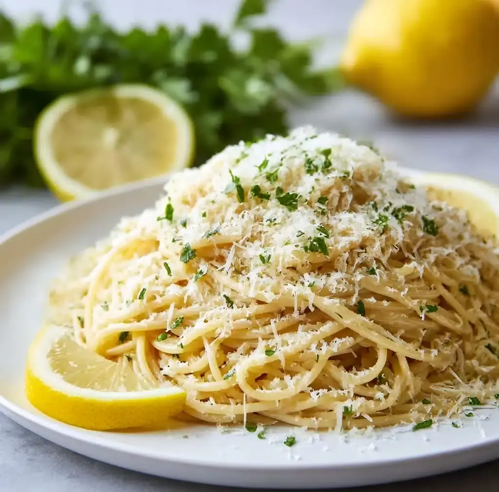 Lemon Garlic Parmesan Pasta Recipe