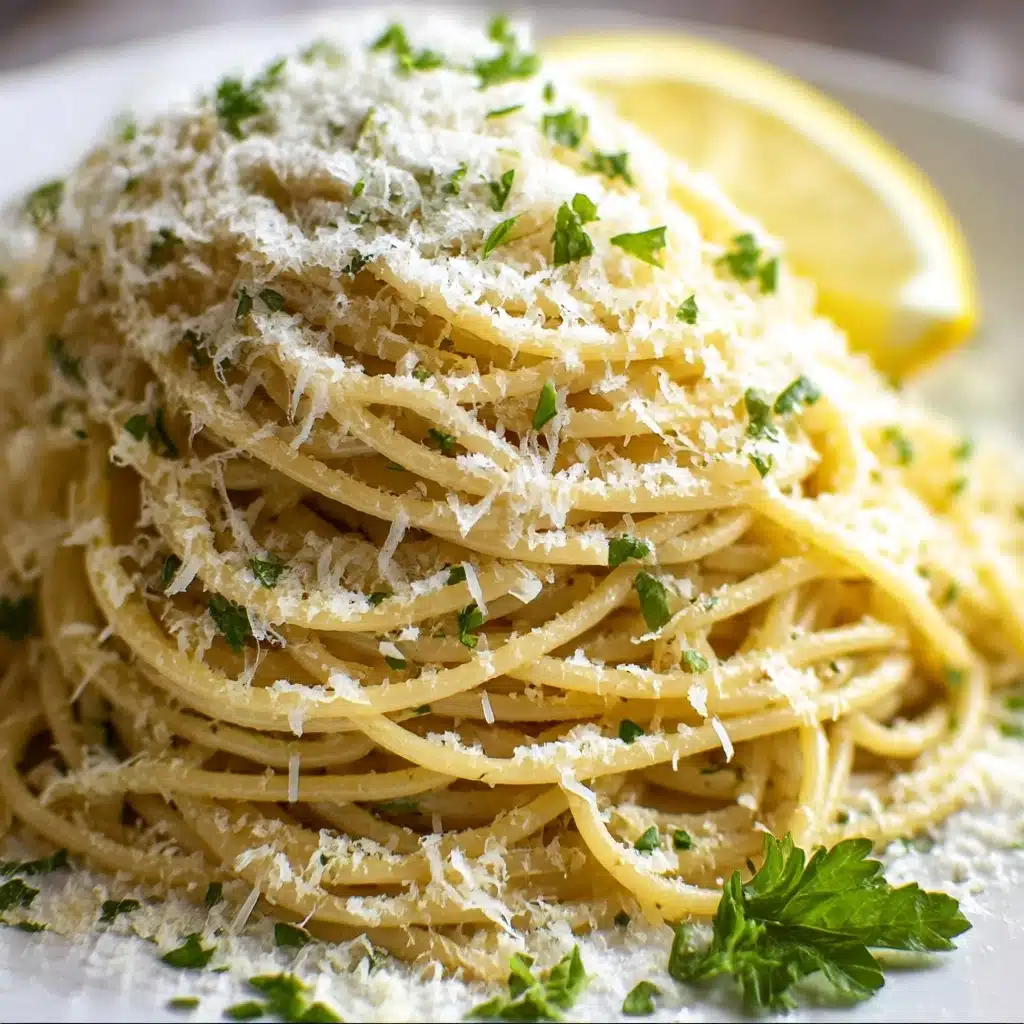 Lemon Garlic Parmesan Pasta Recipe - Recipe Image