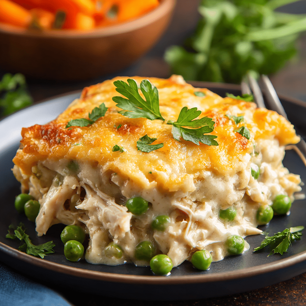 Easy Low Carb Chicken Casserole Recipe - Recipe Image