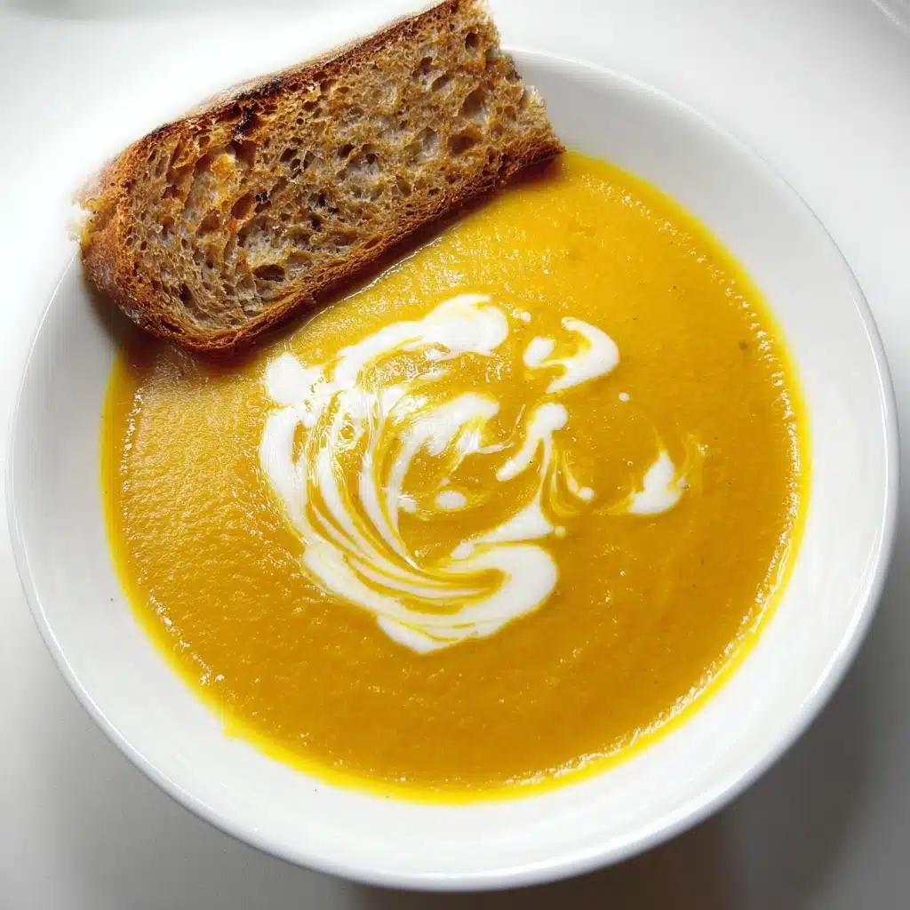 Roasted Pumpkin Apple Bacon Soup Recipe