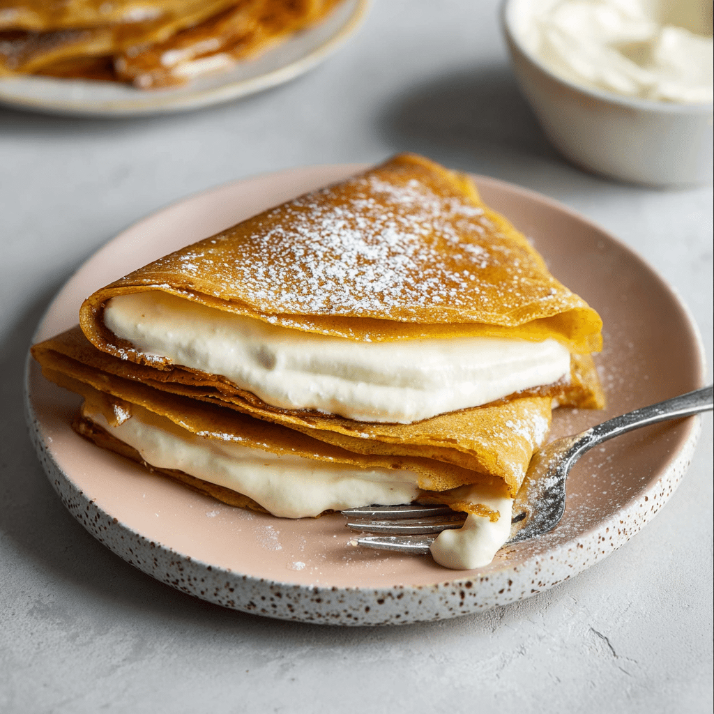 Pumpkin Crepes Recipe - Recipe Image