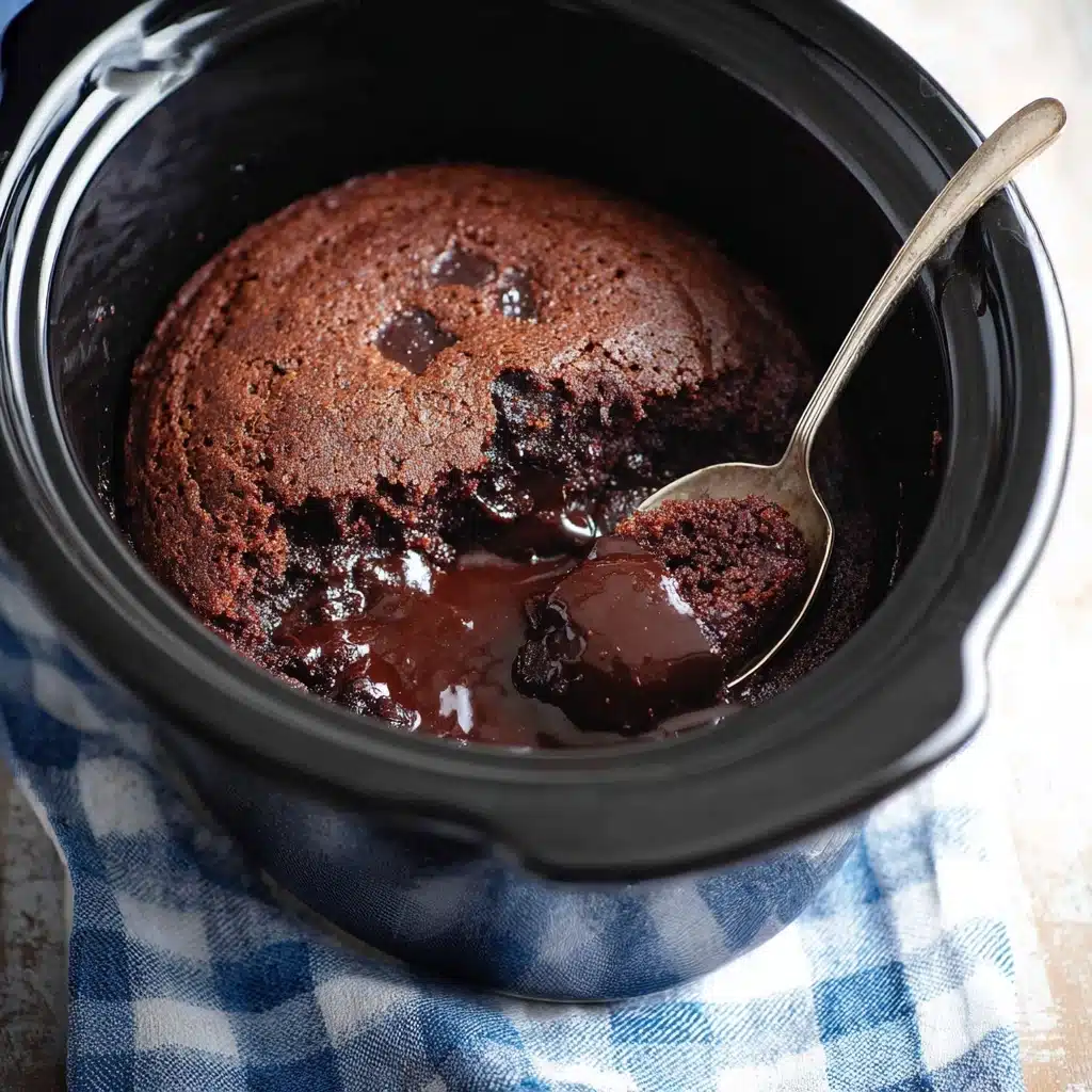 Slow Cooker Chocolate Lava Cake Recipe - Recipe Image