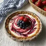 Patriotic Red White and Blue No-Bake Cheesecake Recipe